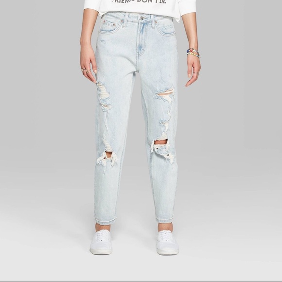 wild fable high rise mom jeans